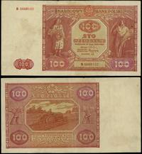 100 złotych 15.05.1946, seria B, numeracja 66681