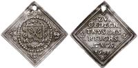 medal 1608, Aw: Ozdobny herb miasta w wieńcu, w 