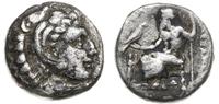 drachma 323-317, Aw: Głowa Heraklesa w prawo, Rw