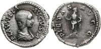 denar  202-205, Rzym, Aw: Popiersie cesarzowej w