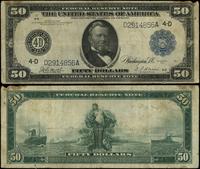 50 dolarów 1914, seria D2914856A, podpisy Burke 