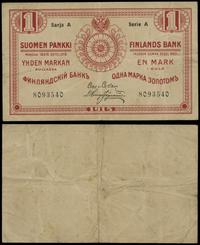 1 marka 1915, seria A, numeracja 8093540, złaman