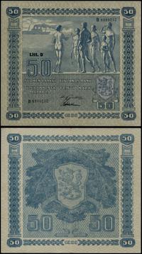 50 marek 1939, seria D, numeracja B 8399030, zła