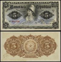 5 peso 28.12.1907, seria A, numeracja 0011528, p