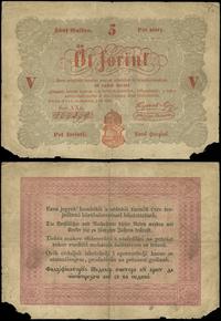 5 forintów 1.09.1848, seria AX, numeracja 864399