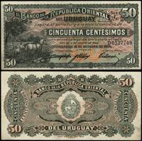 50 centisimos 18.10.1934, seria D, numeracja 032