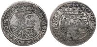 szóstak 1661 GB-A, Lwów, na awersie z herbem Śle