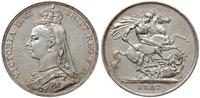 korona 1887, Londyn, srebro próby '925', 28.21 g