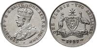 1 floren = 2 szylingi 1927, Melbourne, srebro pr