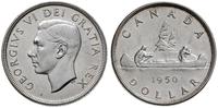 dolar 1950, Ottawa, Canoe, srebro próby 800, KM 