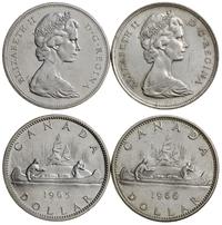 Kanada, zestaw: 2 x dolar, 1965, 1966