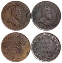 Kanada, zestaw: 2 x 1 cent, 1902, 1910