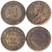Kanada, zestaw: 2 x 1 cent, 1906, 1917 (Jerzy V)