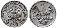 2 złote 1972, Warszawa, aluminium, wyśmienite, P