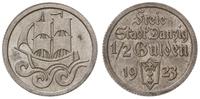 1/2 guldena 1923, Utrecht, Koga, wyśmienity egze