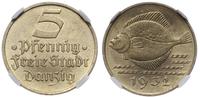 5 fenigów 1932, Berlin, Flądra, wyśmienita monet