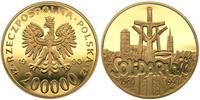 200.000 złotych 1990, złoto 31.20 g. Parchimowic