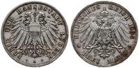 3 marki 1908 A, Berlin, rzadkie, nakład 33.334 s