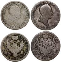 zestaw: 2 x 2 złote 1816 IB i 1823 IB, Warszawa,