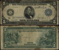 5 dolarów 1914, seria G86789042A, podpisy White 