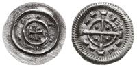 denar 1131-1141, Aw: Długi krzyż z otokiem, wewn