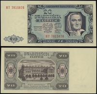 20 złotych 1.07.1948, seria HT, numeracja 701507