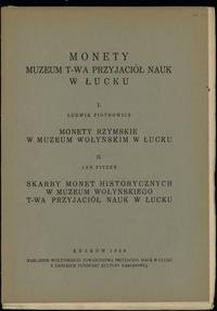 wydawnictwa polskie, Monety Muzeum Towarzystwa Przyjaciół Nauk w Łucku: Ludwik Piotrowicz - Mon..