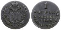 Polska, 1 grosz polski z miedzi krajowej, 1823