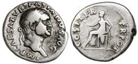 denar 69-71 , Rzym, Aw: Głowa cesarza w prawo, I