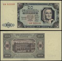 20 złotych 1.07.1948, seria GW, numeracja 342316