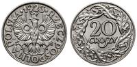 20 groszy 1923, Warszawa, piękne, Parchimowicz 1
