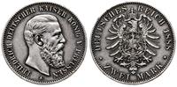 2 marki 1888 A, Berlin, moneta delikatnie czyszc