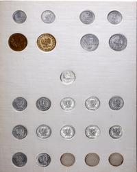 Polska, zestaw monet obiegowych z lat 1949-1975