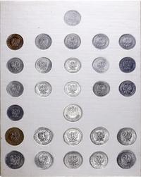 Polska, zestaw monet obiegowych z lat 1949-1975