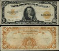 10 dolarów 1922, seria H56567493, podpisy Speelm