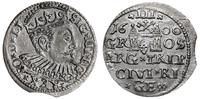 trojak 1600, Ryga, moneta z końcówki blaszki, rz