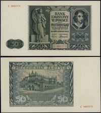 50 złotych 1.08.1941, seria C, numeracja 9897573