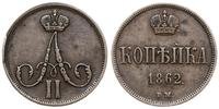 Polska, 1 kopiejka, 1862 BM