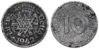 10 fenigów 1942, odmiana z datą pod gwiazdą Dawi