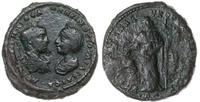 brąz 218-222, Aw: Głowa Elagabalusa w wieńcu lau