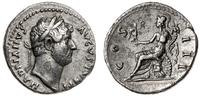 denar  132-134, Rzym, Aw: Głowa cesarza w wieńcu