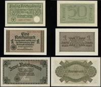 Niemcy, zestaw: 50 fenigów, 1 marka, 2 marki, bez daty