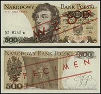 500 złotych 1.06.1982, seria CD, numeracja 00000