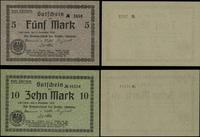 zestaw bonów: 5 i 10 marek ważne od 4.11.1918 do