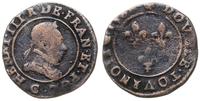 podwójny tournois (podwójny grosz) 1586?, Saint-