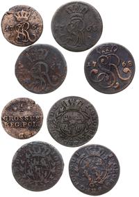 zestaw 4 monet, Kraków i Warszawa, w skład zesta