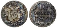 Polska, 10 groszy, 1822 IB