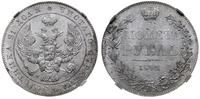 rubel 1842 MW, Warszawa, moneta w pudełku NGC z 