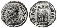 follis 318-320, Heraclea, Aw: Popiersie cesarza 
