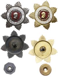 Polska, złota i srebrna odznaka Zasłużony Przodownik Pracy Socjalistycznej